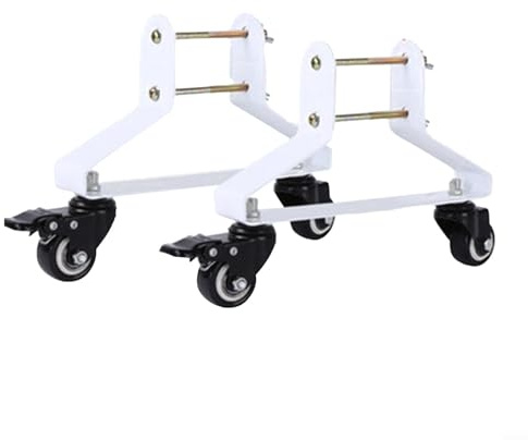 Hasaller Unidad de soporte universal para calentador eléctrico, soporte móvil con ruedas para radiadores de calentador de aluminio de cobre (B)