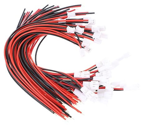 Angoily 20pcs Pitch Terminal Wire Connecting Wire Balance Plug Lead Female Male Pin Connector Cable for Printer Repair