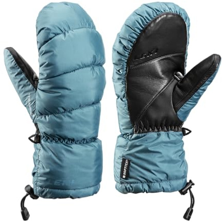 LEKI Damen Glace 3D Handschuhe, Stone Grey, EU 8