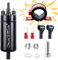 CarBole Bomba de Combustible Eléctrica en Línea y Soporte Antisísmico,Bomba de Combustible de Alta Presión,125 PSI,máxima 250 bhp,Recambio para la B0CQYQMWTM0580464070,negro