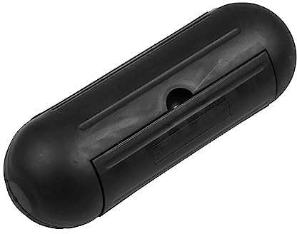 Uozonit Cache de sécurité pour rallonge extérieure, boîte de jonction électrique, couvercle de prise extérieur, protection de câble d'étanchéité résistante aux intempéries, couvercle de sécurité de la