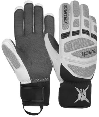 Reusch Worldcup Warrior DG extra warme, Winddichte und atmungsaktive Unisex Winterhandschuhe Fingerhandschuhe Schneehandschuhe Skihandschuhe für Damen und Herren bieten Komfort, Schutz und Stabilität