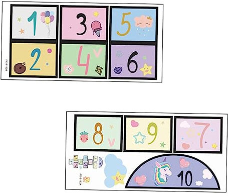 MERRYHAPY Junge Mädchen Spielender Paster Aufkleber Selbstklebender Bodenaufkleber Spielbodenaufkleber Für Kinderspielzimmer Innenbereich Wasserfest Abziehbar