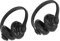 CHICIRIS 2pcs 1/12 Mini Dollhouse Headphone Model Scale Miniature Headset Model High Simulation Lifelike Doll Headphone Decoration (Black)