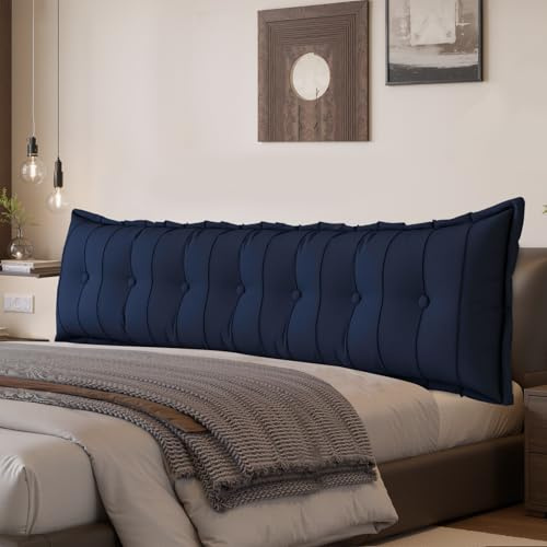 LELEFIDO Rückenkissen, Lesekissen für Bett und Sofa, Bequeme bettkopfteil, Keilkissen, Wandkissen, Sitzkissen, Großes Rückenkissen mit waschbarem Bezug - perfekt zum Anlehnen im Bett