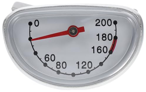 GARVALON Termometro Per Olio Da Friggere Indicatore Di Temperatura in Acciaio Inossidabile Termometro Preciso Per Cottura Al Forno e Barbecue Per Alimenti Zucchero Pentola