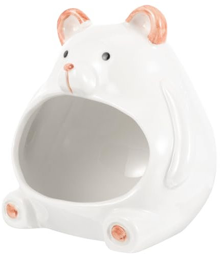 YARNOW Keramik-hamsterhaus Zum Ausruhen Und Spielen Keramik-hamsternest Für Kleine Haustiere Hamsterhütte Zum Schlafen Und Verstecken