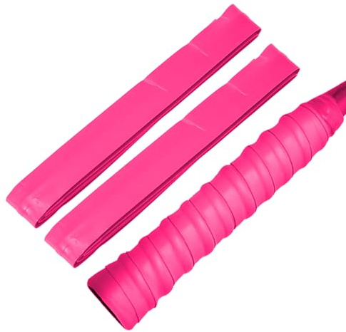 CAPASTEC Tennisschläger-Griffband Pink rutschfest Absorbierend 2 Stück PU