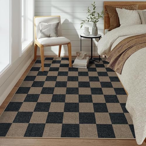 Tappeto per Esterno Lavabile In Lavatrice, Tappetino Da Esterno Impermeabile per Giardino, Antiscivolo Tappeti Rotoli Da Esterno Giardino Grandi per Cortile Terrazza Spiaggia Picnic C 120*160cm
