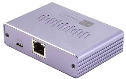 Fluxioxtna Splitter Ethernet 1 A 2/3/4 1000Mbps Gigabit Ethernet Splitter Splitter RJ45 Splitter Per Cat5/5e/6/7 router via cavo