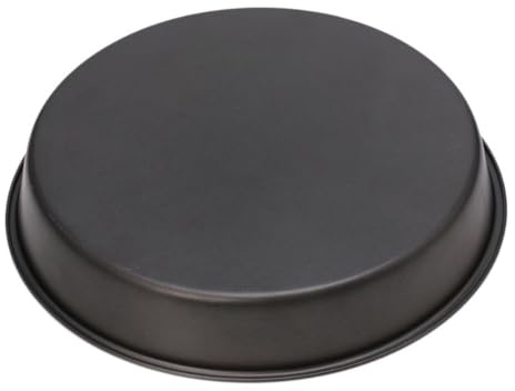 ZSREYFNB Plato Pizza Plato Hondo Redondo for Pizza, Bandeja Antiadherente for Tartas, Herramienta de Cocina for Hornear, Acero de 24cm Plato Pizza Horno(24cm)