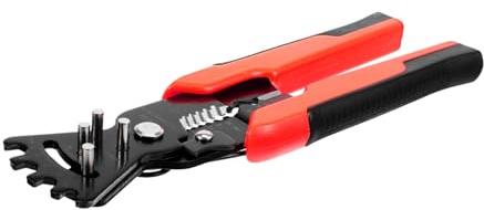 WEKADRIN Pelacables Eléctrico Multifuncional Con Alicates Crimpadores Cortadores y Mango Antideslizante Herramienta Compacta Para Electricistas y Bricolaje Resistente Acero Para Usos