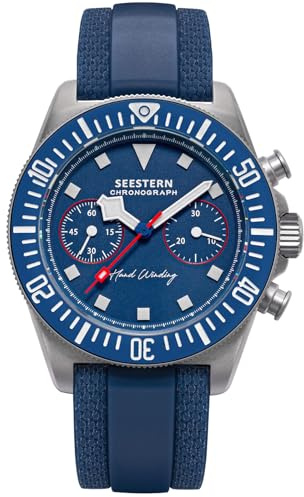 Sugess S443.E Chronograph begrenzte Mode mechanische sportliche Herrenuhr Möwe ST1901 Bewegung Gold Schwan Hals Regler 1963
