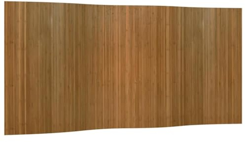 Lumanois Divisorio Ambienti Marrone Larghezza 400 cm Altezza 165 cm in bambù, Mobili,Separè, 10.65kg-376999