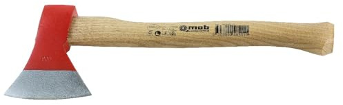 Hachette canadienne – Lame trempée 155x105 mm, Manche Bois frêne – Outil Robuste pour Camping, Bois et Bricolage, taillant protégé