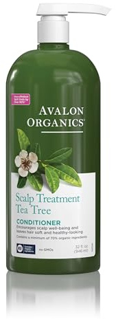 Avalon Organics Scalp Treatment Tea Tree Conditioner, 32 oz.