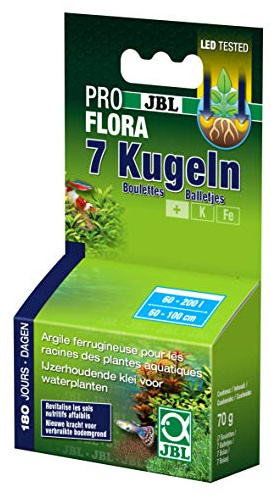 JBL The 7 Balls Pack Of Feed Fertiliser for Aquatic Plants Roots 67g, Packaging may vary