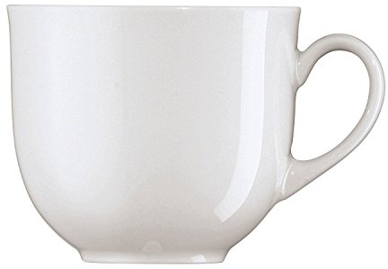 Arzberg 41382-800001-14742 Form 1382 Kaffee-Obertasse, Porzellan, weiß, 28.1 x 19.3 x 8.9 cm,