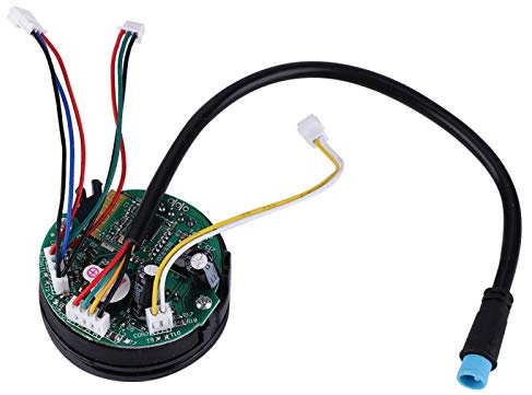 Scooter Dashboard, Original Electric Scooter Circuit Board Dashboard mit faltbarem Scooter-Zubehör für ES1 ES2 ES4 Schwarz