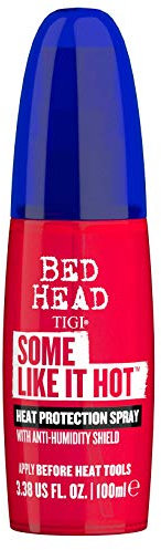 Bed Head by TIGI | Some Like It Hot Hitzeschutzspray | Anti-Frizz Haarpflege-Produkt zum Glätten, Locken und Trocknen | Für alle Haartypen | 100 ml