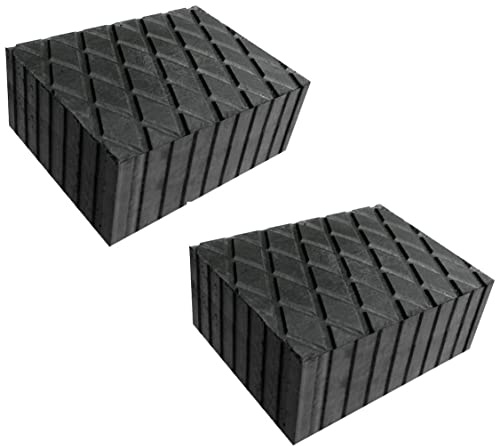 Drive Design Kit 2 Pezzi TAMPONI H80 mm. per Ponte Sollevatore - Tamponin Supporti, spessori in Gomma rettangolari 160x120x80 per Ponti sollevatori corghi ravaglioli omcn