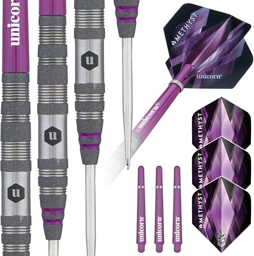Unicorn Amethyst 2 Dartpfeile Set