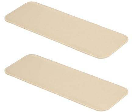 PATIKIL Feltro Base Sagomatore 14x5 2pz Borsa Fondo Sagomatore Imbottitura Borsetta Fodera Tavola Inserto Arco Angolo per Borse Tracolla Borsa Zaino Leggero Beige