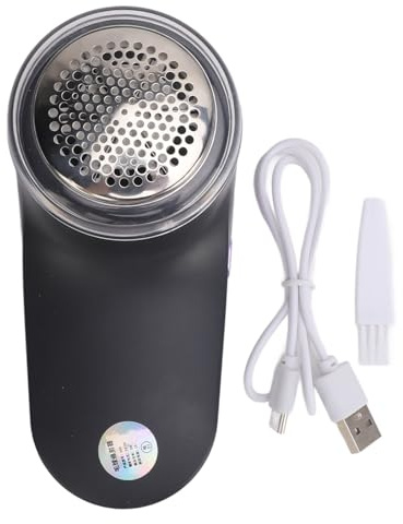 Kuuleyn Rasoio per Tessuti, Levapelucchi Elettrico, Defuzzer per Maglioni, Tagliapelucchi Ricaricabile con Display Digitale per Rimuovere la Pelucchi da Vestiti, Mobili, Maglioni, (Grey)