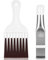 CATOR 2 Pièces Brosse de Nettoyage de Climatiseur, kit nettoyage gaine souple, Peigne D'aileron de ClimatiseurdePeigne deCondensateur, Outil de Nettoyage des Ailettes de Radiateur en Acier Inoxydable