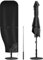 Zocipro Housse Parasol Deporte, Protection Parasol Exterieur pour Parasol 2 à 3 m, Housse Parasol Déporté de Jardin avec Mât, Anti-UV, Anti-Vent, Tissu Oxford 600D, Noir (215x30x66/44 cm)