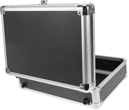 Hemobllo Mallette De Transport pour Outils Vide Boîte avec Serrure Verrouillable Sécurisée Organisateur Polyvalent Conteneur Portable pour Maison