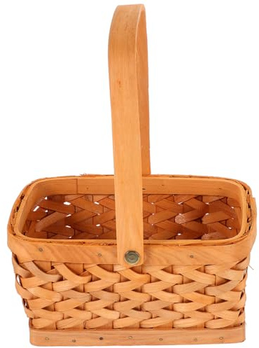 Milisten Portaoggetti Cestino da Picnic con Cestino Portatile per e Picnic per Contenere Articoli e Regali Realizzato in Materiale Resistente all Usura e Durevole
