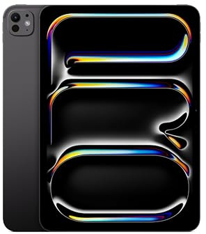 Apple iPad Pro 11 Pouces (M5) : Écran Ultra Retina XDR Verre Standard, 1 to, Caméra Avant Horizontale 12 MP/Caméra arrière 12 MP, Wi-FI, Autonomie d’Une journée — Noir sidéral