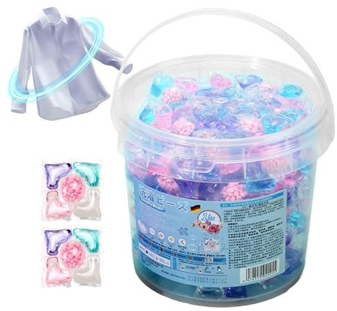 40 Cápsulas De Detergente Para Ropa, Protección Del Color Suavizante De Tejidos, Cápsulas De Detergente De Limpieza Profunda Con Perlas Suavizantes Para Toallas, Camisetas, Pantalones Vaqueros