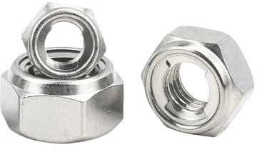 10–50 Stück M6 M8 M10 M12 Metall-Kontermutter 304 Edelstahl Sechskant-Selbstsichernde Mutter(30pcs M8)