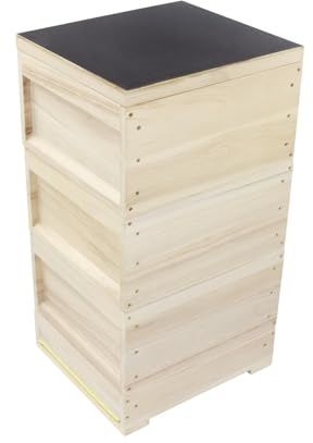 Deutsch Normal Beute nach Dr. Liebig (Basis) für Imkerei Imker Bienen, mit Rähmchen (30x)