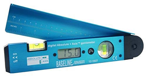 Baseline Metall Absolute+Axis Digital-Goniometer – 180° LCD-Goniometer mit 22,9 cm Armen