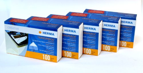 Herma Transparol Foto-Ecken, 37 mm, 5er-Pack