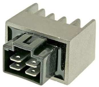 2EXTREME Spannungsregler/Gleichrichter 4-Pin kompatibel mit Peugeot Buxy 50 | Bei Batterie-Ladeproblemen und flackernden Lampen; kompatibel mit Elyseo 50/100, Elystar 50, Aprilia Di-Tech 50ie, Habana 50