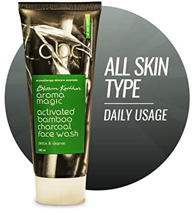 Aroma Magic Activated Bamboo Charcoal Face Wash, 100ml