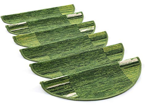 rugsx Adagio Stufenmatten Selbstklebend 64x22 cm + 3,5cm grün 14 Stück