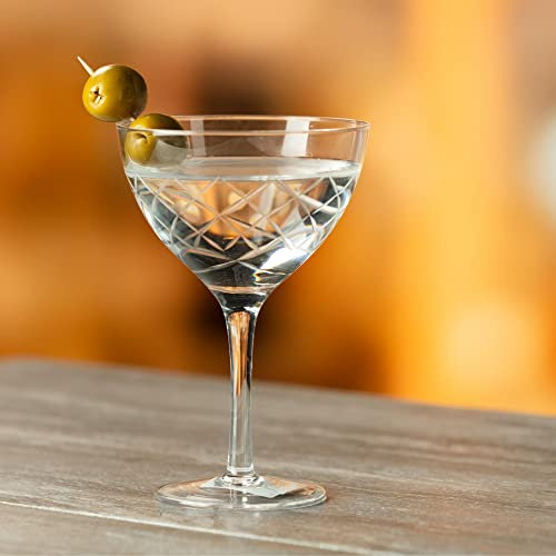 Utopia Raffles Diamond Martini Glasses 5.5oz / 160ml - Case of 6