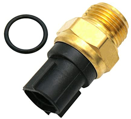 HWKWAZ Interruttore a sensore termico per ventola del radiatore per Suzuki GSXR600 GSXR750 1997-2005 GSXR1000 2001-2004 GSX1300R Hayabusa 1999-2007 DL1000 V-Strom 2002-2012 DL650 V-Strom 2002-2012