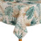 ESSEX - Tischdecke Leaves, 110 x 160 cm, Tischtuch, 100% Polyester, Abwaschbar, Blätter - Beige