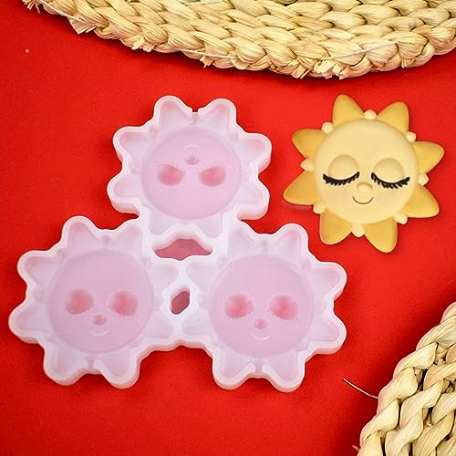 mostsom Lot de 2 moules en silicone époxy pour sucettes au chocolat et décoration de gâteaux