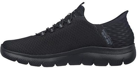 Skechers herr Summits High Range Sneakers, Black Mesh/Trim, 42.5 EU Bred