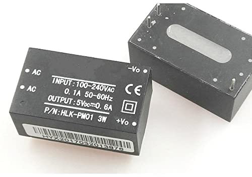 MCQWOMFQAK 5 Teile/los AC-DC Isolierte Power Module Drehen 220 v 5 v Schalt Step-Down Power Modul HLK-PM01 xiaguolingsm