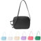 Tonny Black Mini Urban Komfort Umhängetasche Damen, Crossbody Bag, Handtasche, Verstellbarer Dünner Gurt, PU Vegan Leder, 15 x 20 x 5 cm (Schwarz)