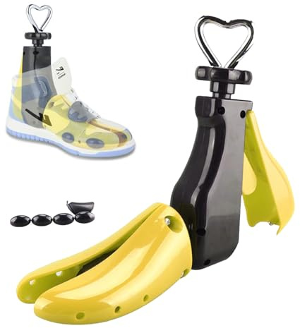 Bocguy Schuhdehner, 4-Wege Schuhspanner Herren 0,5 bis 1 Größe Vergrößern, Schuhdehner Schuhweiter für Einstellbare Schuspanner Länge und Breite, Schuhspanner Damen & Herren