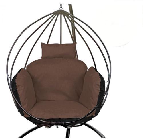 GARDEN KING ROYAL REST Coussin pour Fauteuil Suspendu, Coussin d’Assise avec Dossier et Appui-tête, Coussin pour balançoire œuf, Fauteuil Suspendu